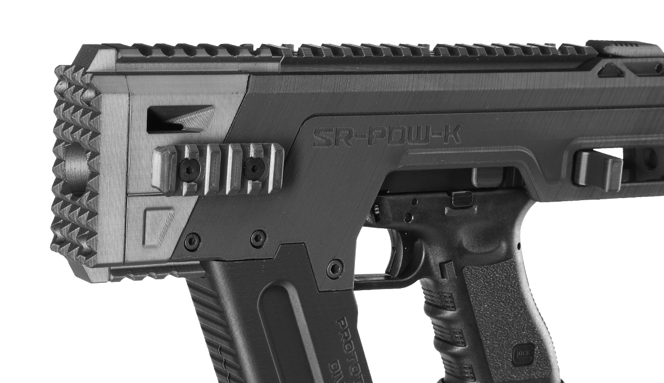 SRU SR-PDW-K Pistol-Carbine Conversion Kit f. VFC Glock 17 Gen. 3 / Gen. 4 schwarz Bild 6