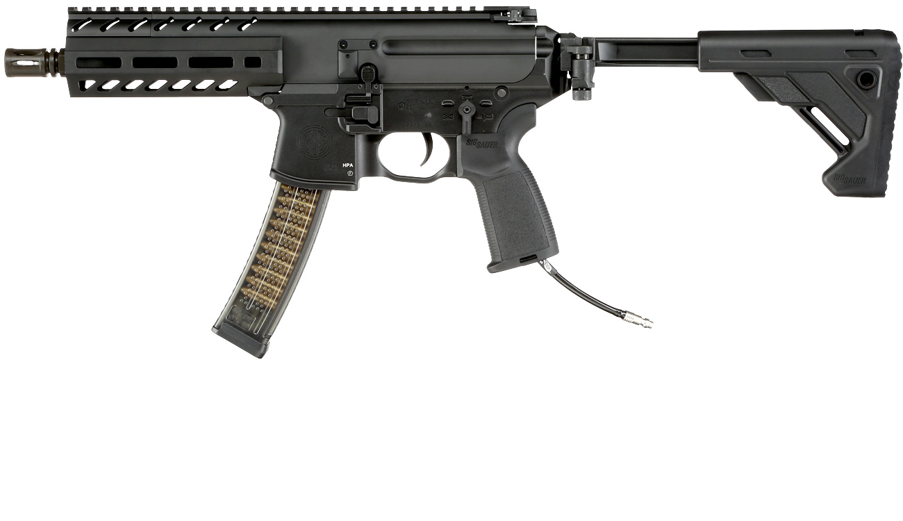 Sig Sauer ProForce MPX 4,5 Zoll Vollmetall Airsoft HPA-Wolverine 6mm BB schwarz Bild 1