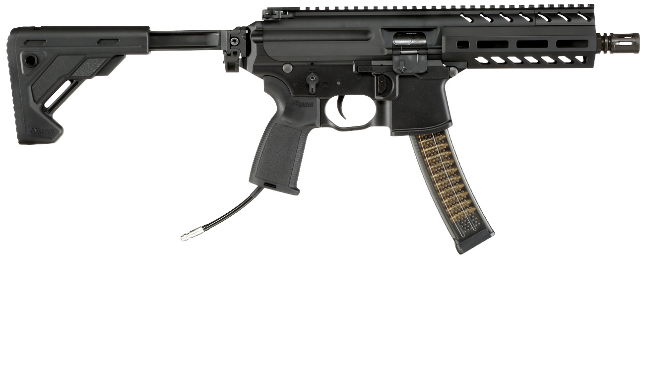 Sig Sauer ProForce MPX 4,5 Zoll Vollmetall Airsoft HPA-Wolverine 6mm BB schwarz Bild 2