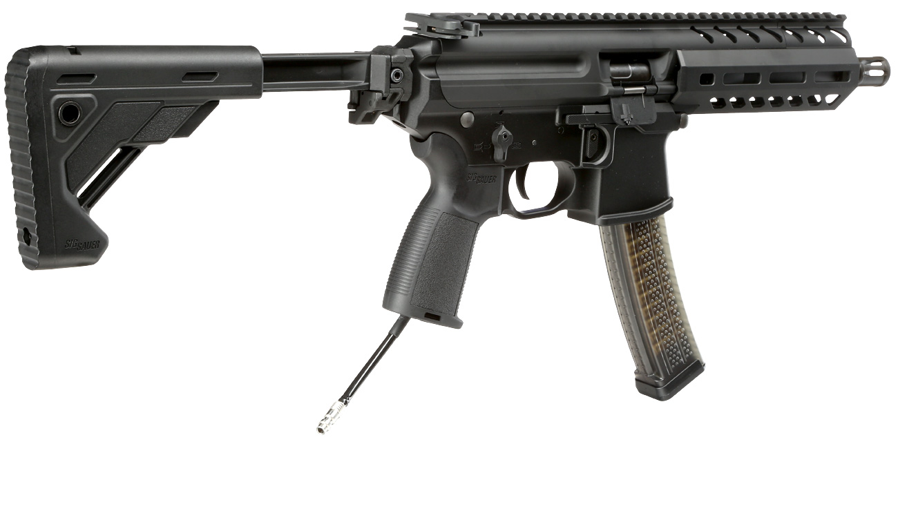 Sig Sauer ProForce MPX 4,5 Zoll Vollmetall Airsoft HPA-Wolverine 6mm BB schwarz Bild 3