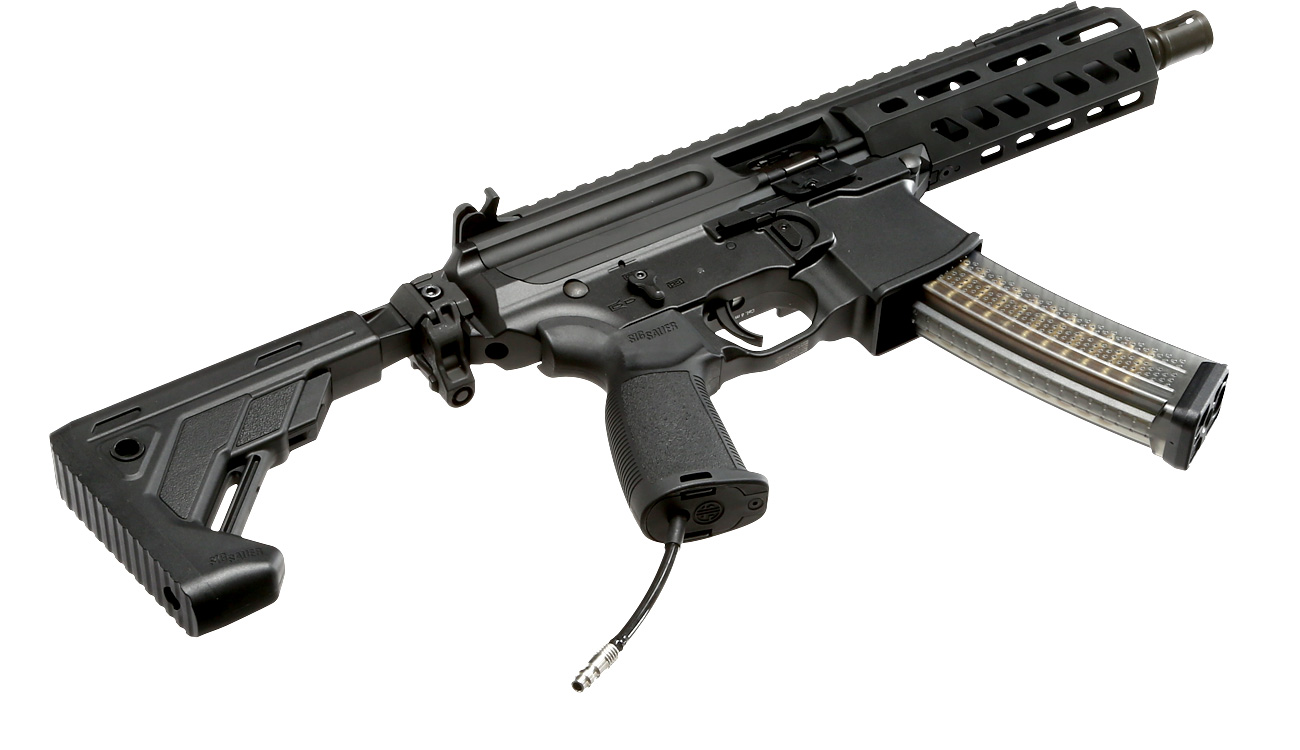 Sig Sauer ProForce MPX 4,5 Zoll Vollmetall Airsoft HPA-Wolverine 6mm BB schwarz Bild 4