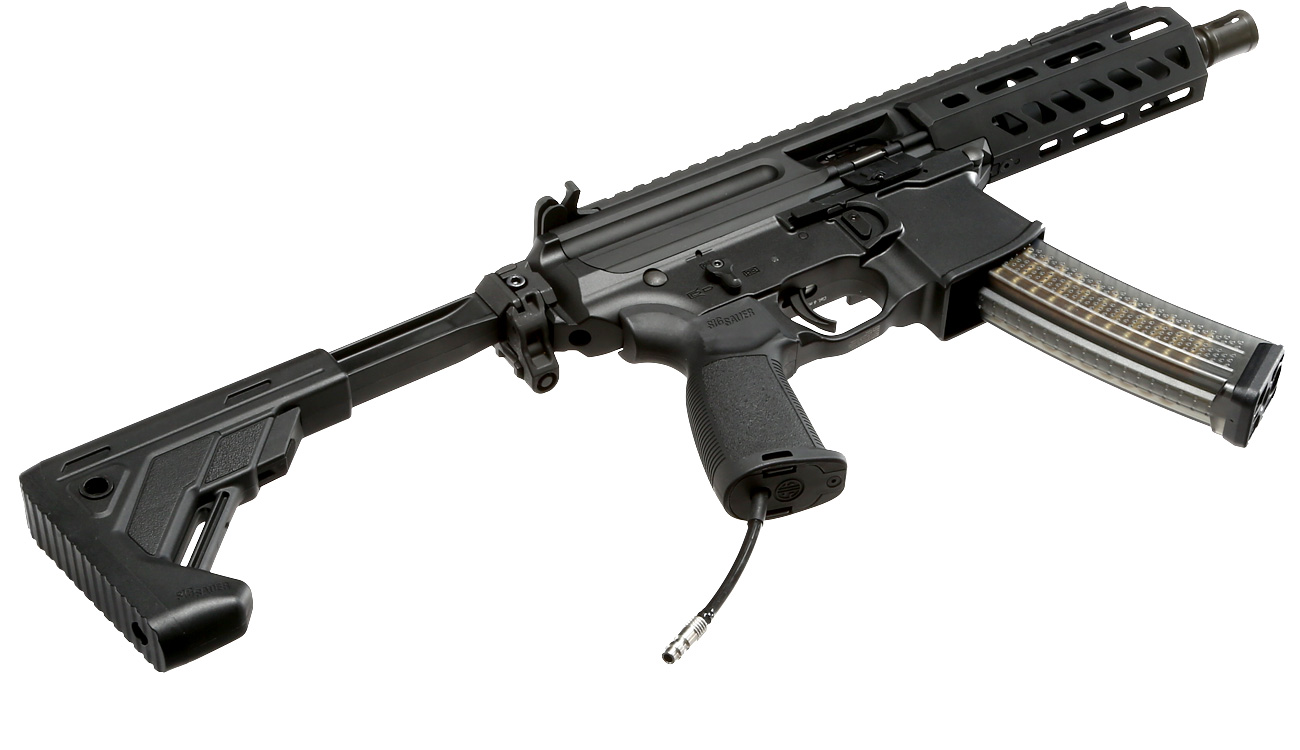 Sig Sauer ProForce MPX 4,5 Zoll Vollmetall Airsoft HPA-Wolverine 6mm BB schwarz Bild 5