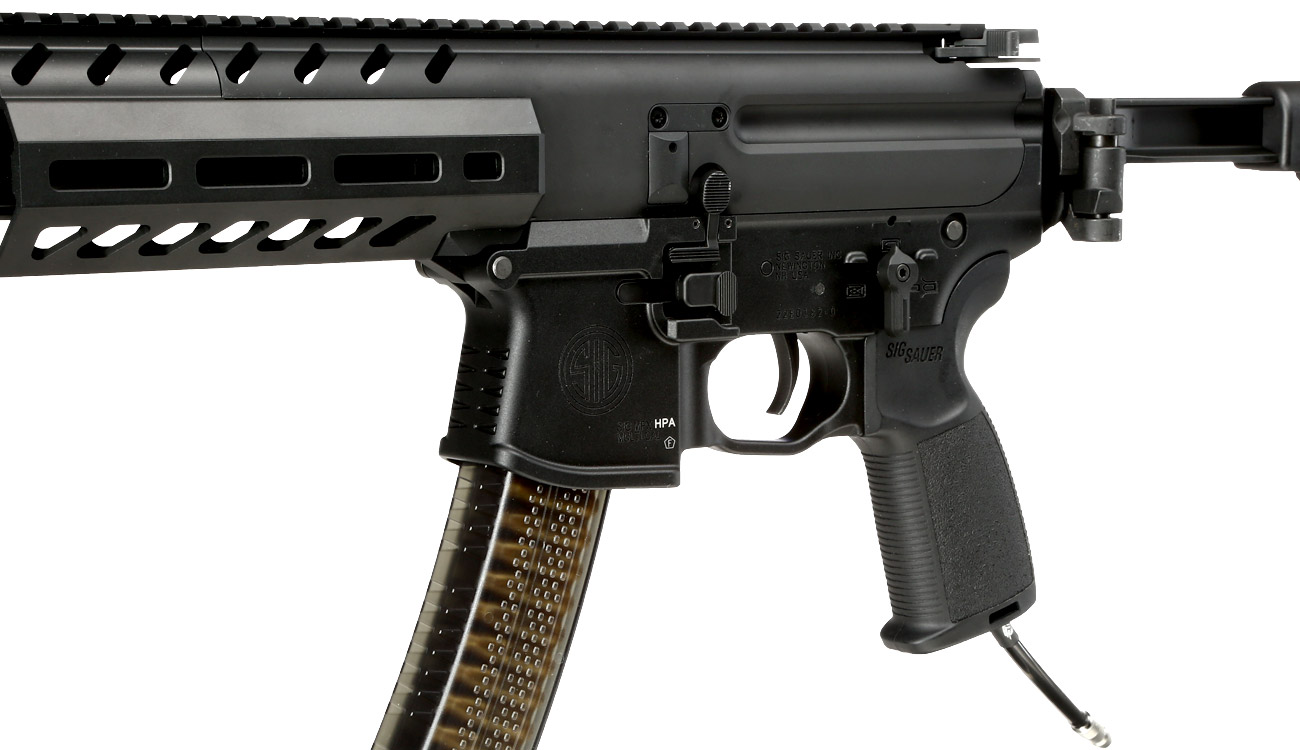 Sig Sauer ProForce MPX 4,5 Zoll Vollmetall Airsoft HPA-Wolverine 6mm BB schwarz Bild 7