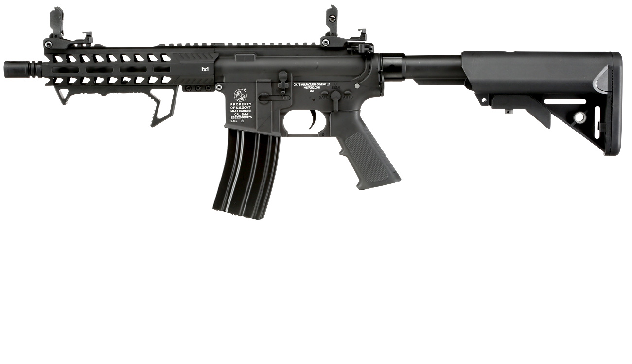 Cybergun Colt M4 Hornet Vollmetall Komplettset S-AEG 6mm BB schwarz Bild 1