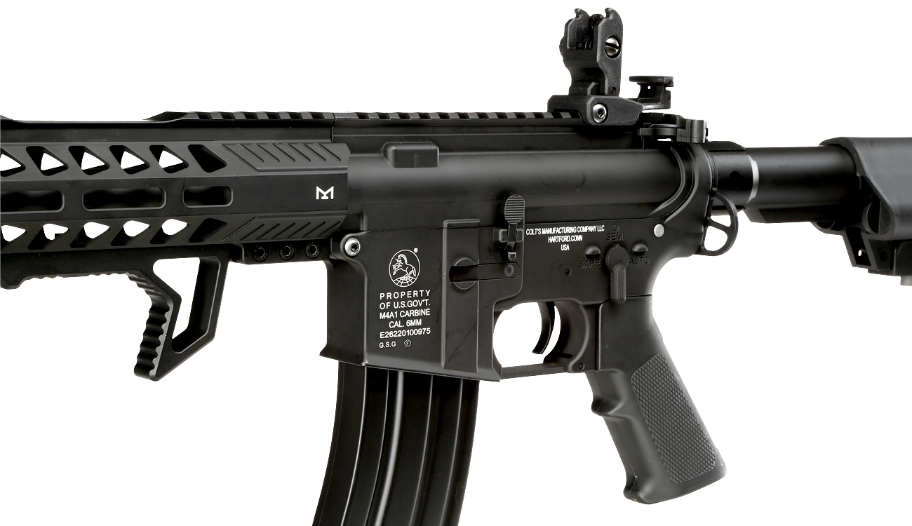 Cybergun Colt M4 Hornet Vollmetall Komplettset S-AEG 6mm BB schwarz Bild 7