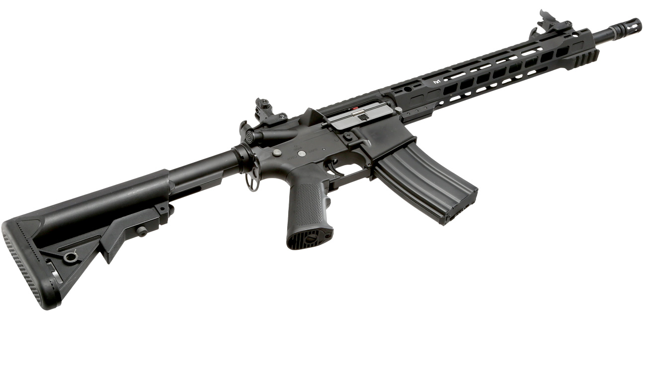Cybergun Colt M4 Hawkeye Vollmetall Komplettset S-AEG 6mm BB schwarz Bild 5