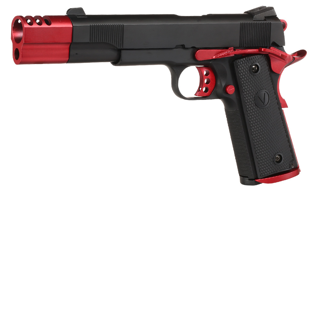 Vorsk Airsoft VP-X 1911 Vollmetall GBB 6mm BB Red Match