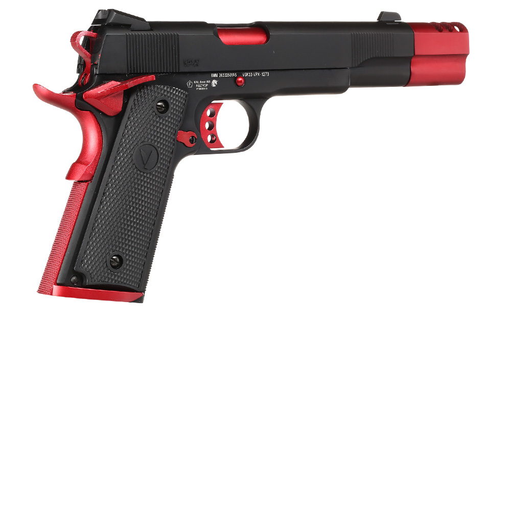 Vorsk Airsoft VP-X 1911 Vollmetall GBB 6mm BB Red Match Bild 4