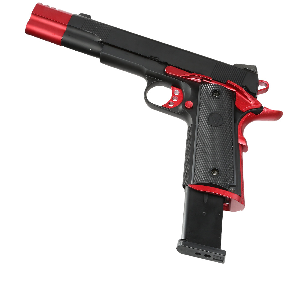 Vorsk Airsoft VP-X 1911 Vollmetall GBB 6mm BB Red Match Bild 6