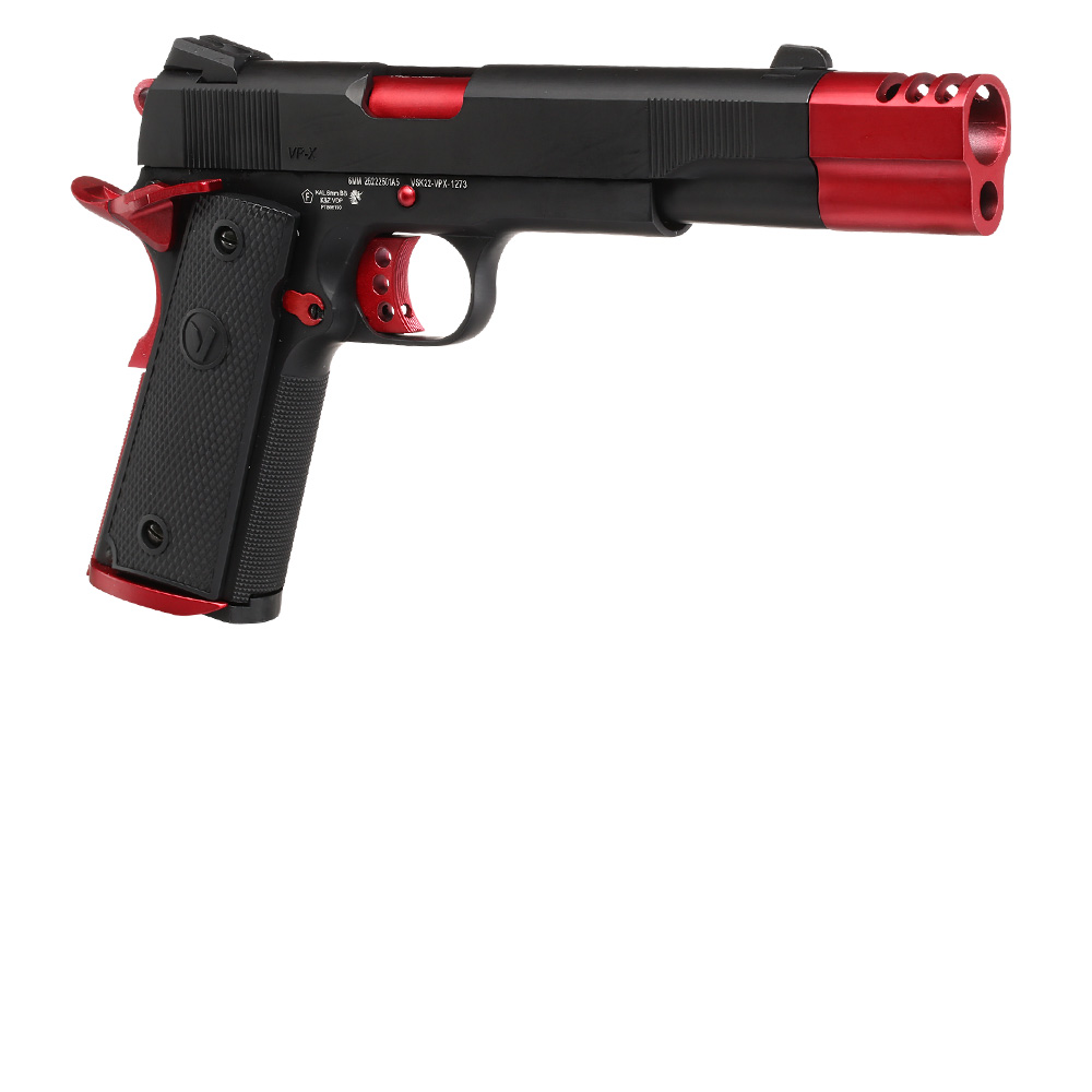 Vorsk Airsoft VP-X 1911 Vollmetall GBB 6mm BB Red Match Bild 7