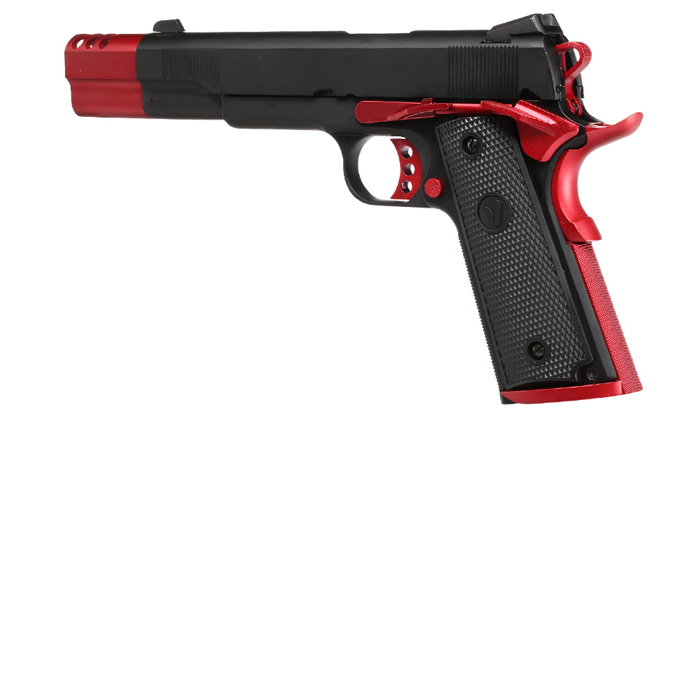 Vorsk Airsoft VP-X 1911 Vollmetall GBB 6mm BB Red Match Bild 8