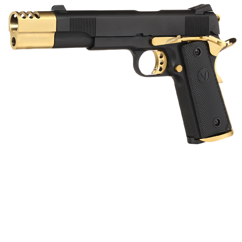 Vorsk Airsoft VP-X 1911 Vollmetall GBB 6mm BB Gold Match