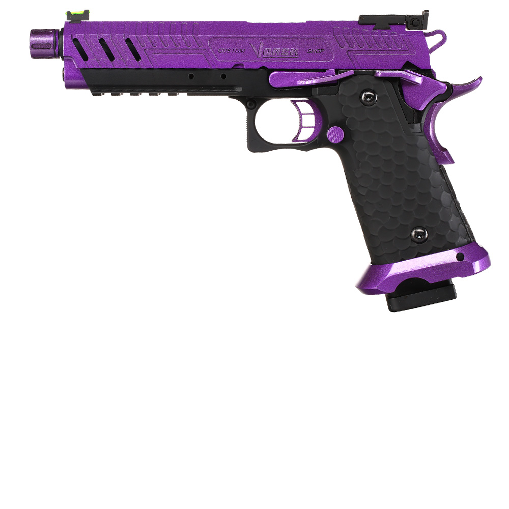 Vorsk Airsoft Hi-Capa 5.1 Vengeance Vollmetall GBB 6mm BB schwarz / purple Bild 1