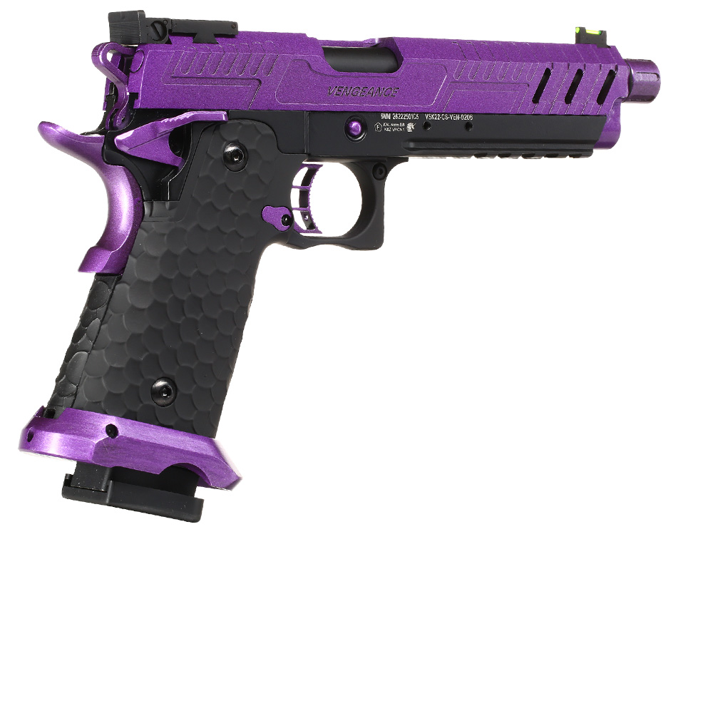 Vorsk Airsoft Hi-Capa 5.1 Vengeance Vollmetall GBB 6mm BB schwarz / purple Bild 1