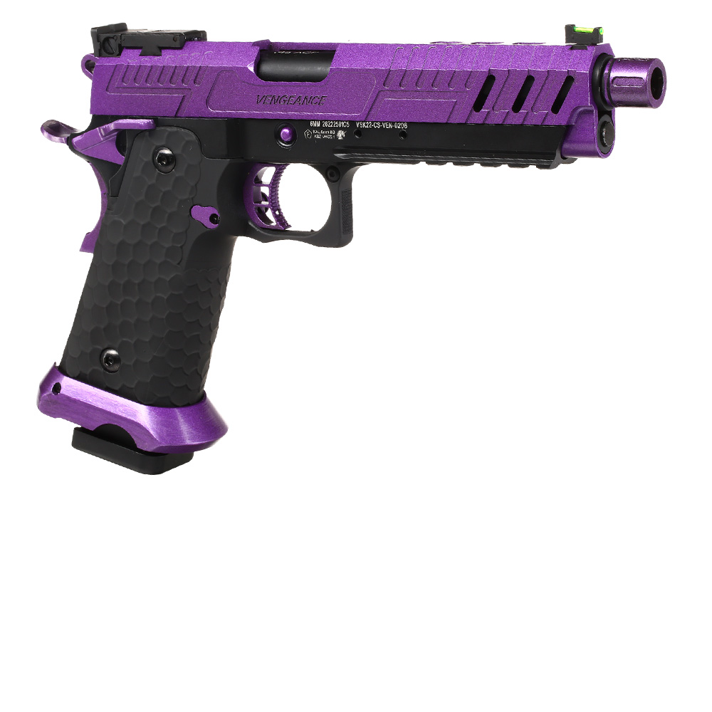 Vorsk Airsoft Hi-Capa 5.1 Vengeance Vollmetall GBB 6mm BB schwarz / purple Bild 7