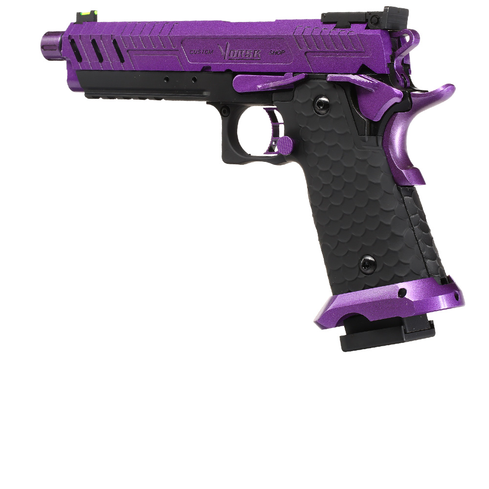 Vorsk Airsoft Hi-Capa 5.1 Vengeance Vollmetall GBB 6mm BB schwarz / purple Bild 1