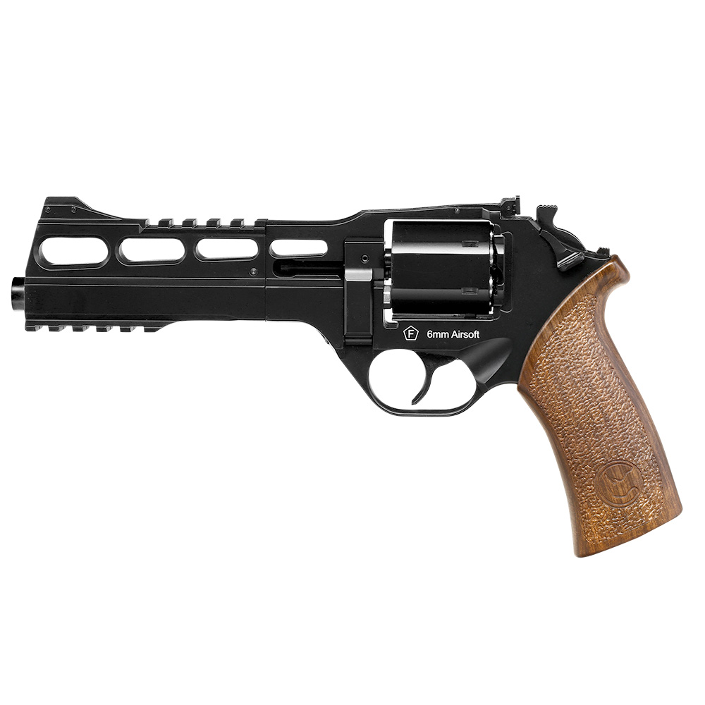 BO Manufacture Chiappa Charging Rhino 60DS Airsoft Revolver Vollmetall CO2 6mm BB schwarz Bild 1