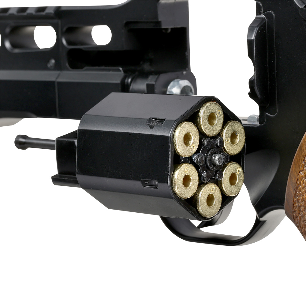 BO Manufacture Chiappa Charging Rhino 60DS Revolver Vollmetall CO2 6mm BB schwarz Bild 4
