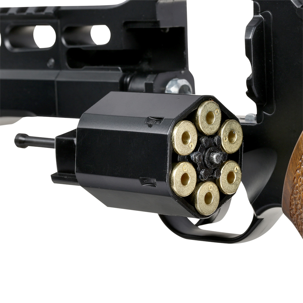 BO Manufacture Chiappa Charging Rhino 60DS Airsoft Revolver Vollmetall CO2 6mm BB schwarz Bild 4