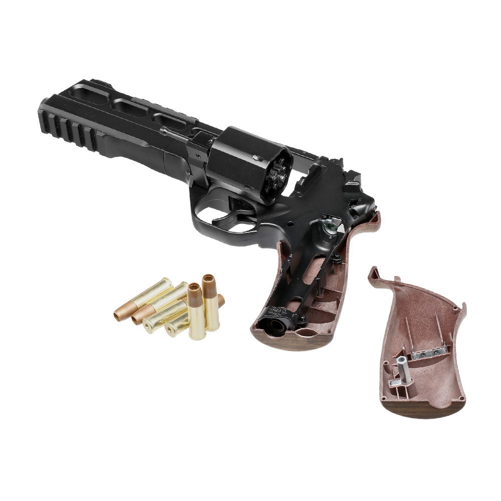 BO Manufacture Chiappa Charging Rhino 60DS Airsoft Revolver Vollmetall CO2 6mm BB schwarz Bild 7