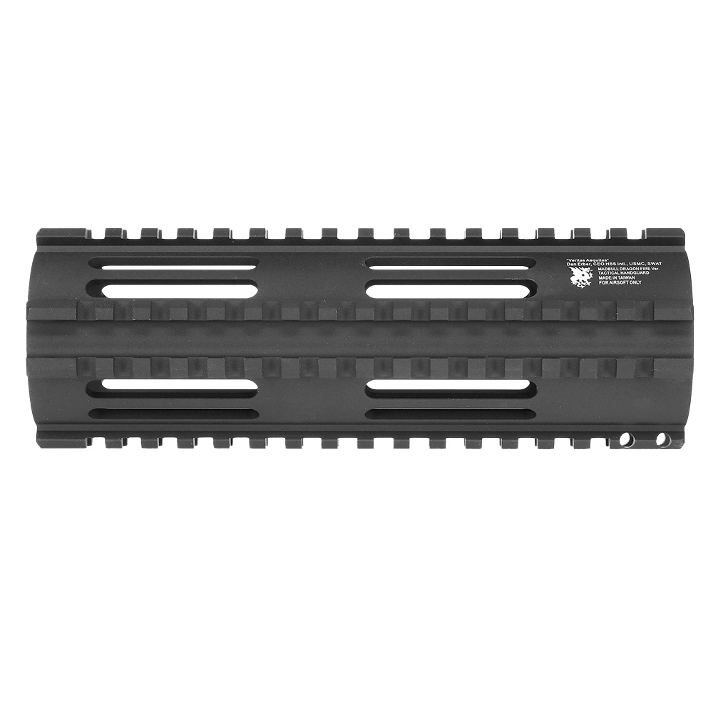 MadBull DragonFire M4 Aluminium CNC RAS Tactical Handguard 7.125 Zoll schwarz Bild 1
