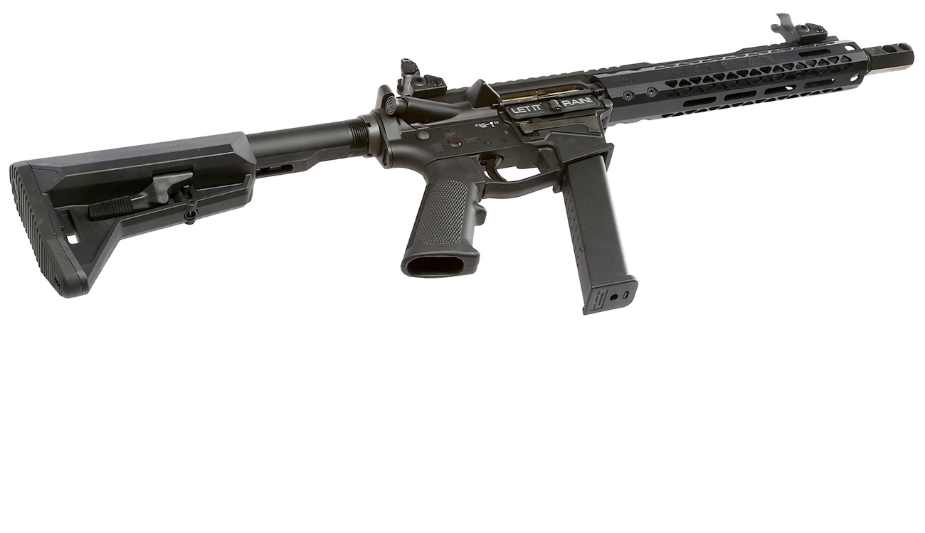 King Arms Black Rain Ordnance 9mm Carbine Vollmetall Gas-Blow-Back 6mm BB schwarz Bild 5