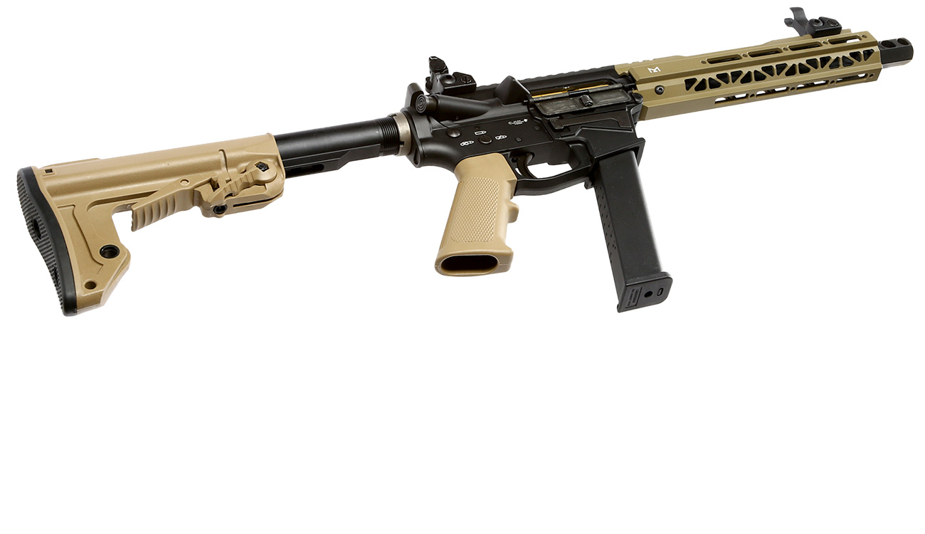 King Arms TWS 9mm Carbine Vollmetall Gas-Blow-Back 6mm BB Dark Earth Bild 5