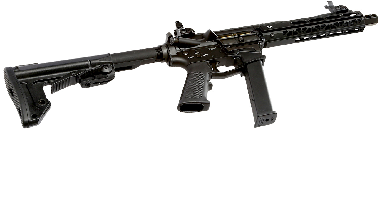 King Arms TWS 9mm Carbine Vollmetall Gas-Blow-Back 6mm BB schwarz Bild 5