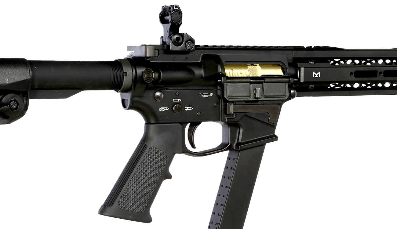 King Arms TWS 9mm Carbine Vollmetall Gas-Blow-Back 6mm BB schwarz Bild 8
