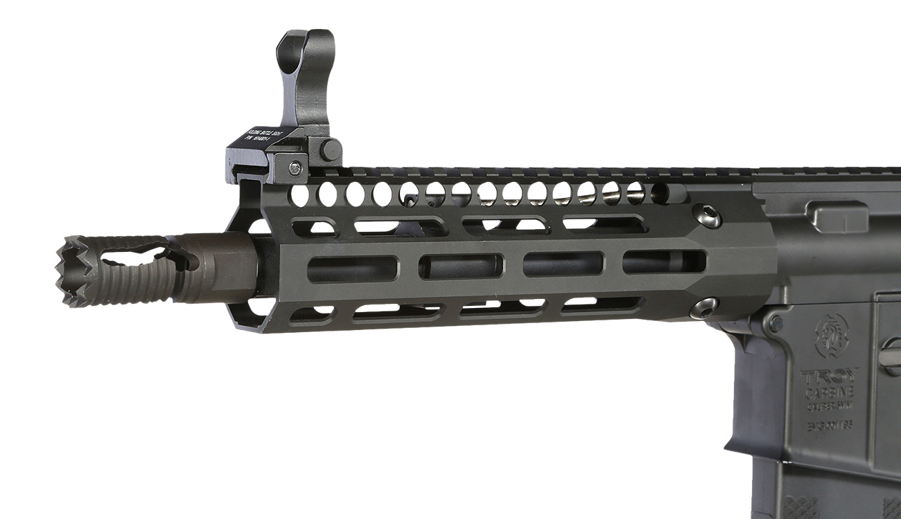 King Arms / EMG Troy Industries M4 SOCC 7.6 PDW Vollmetall S-AEG 6mm BB schwarz Bild 6