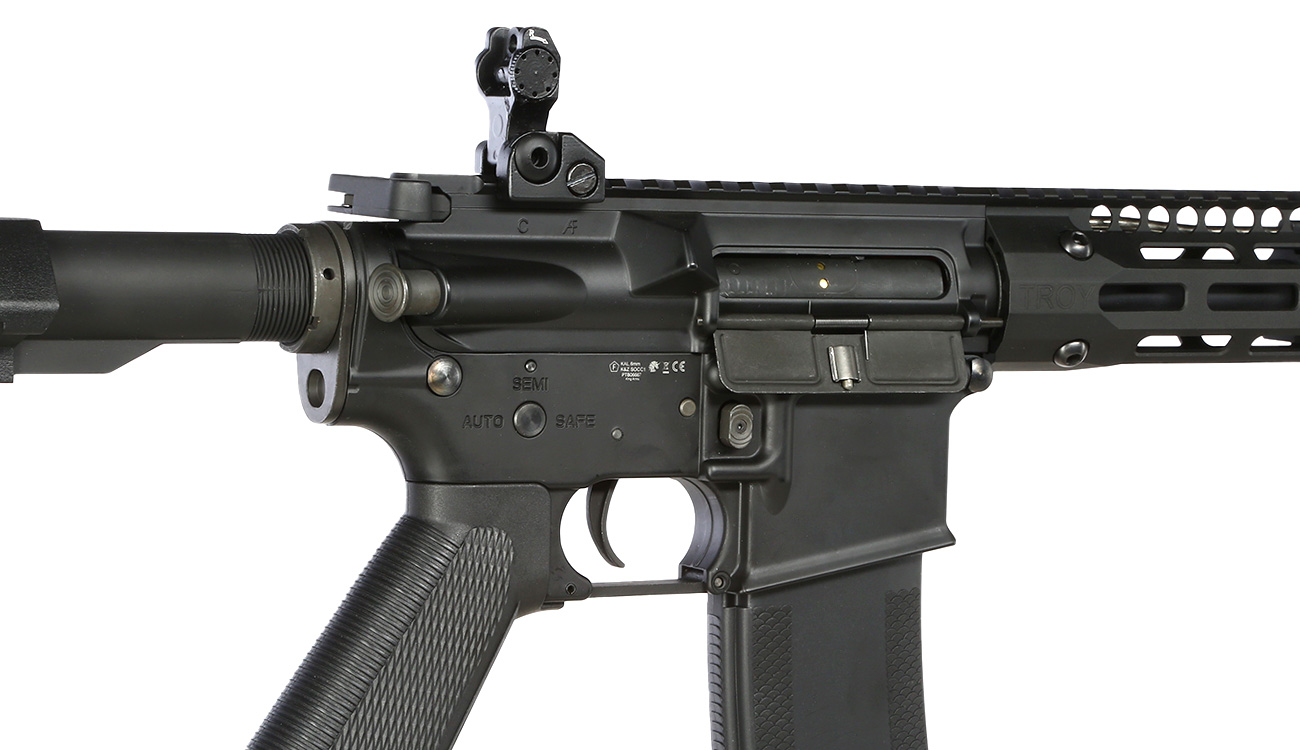 King Arms / EMG Troy Industries M4 SOCC 7.6 PDW Vollmetall S-AEG 6mm BB schwarz Bild 8