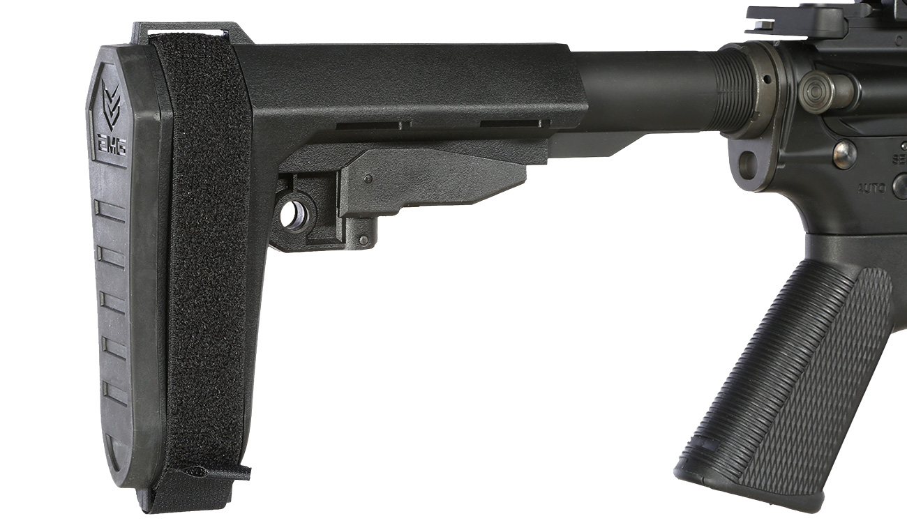 King Arms / EMG Troy Industries M4 SOCC 7.6 PDW Vollmetall S-AEG 6mm BB schwarz Bild 9