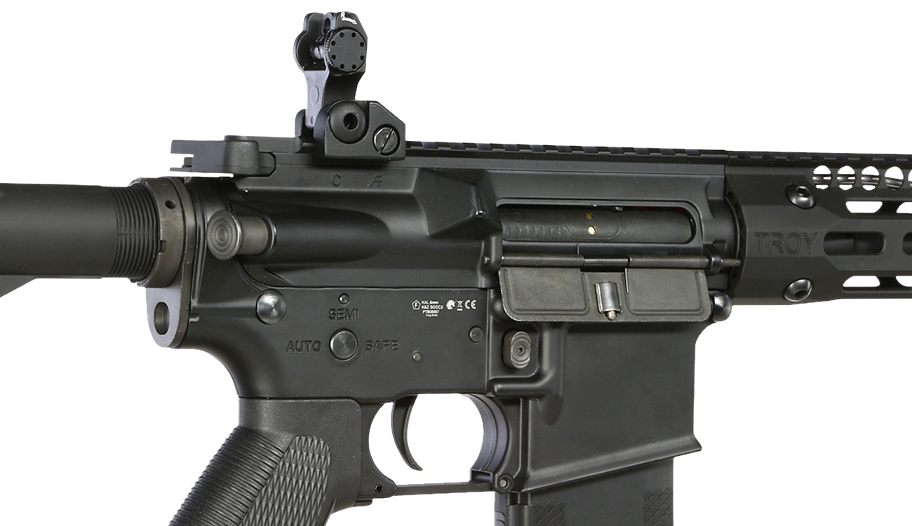 King Arms / EMG Troy Industries M4 SOCC 10.5 CQB Vollmetall S-AEG 6mm BB schwarz Bild 8