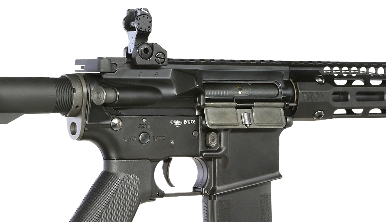 King Arms / EMG Troy Industries M4 SOCC 15 Carbine Vollmetall S-AEG 6mm BB schwarz Bild 8