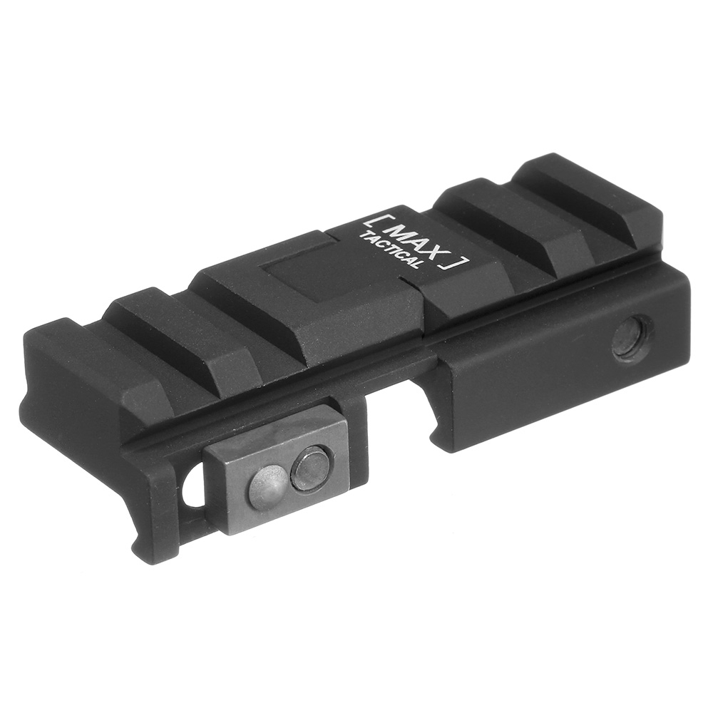 MAX Tactical Scope Riser / RAS Fix III 21mm Zielgerterhhung 2-teilig schwarz Bild 2