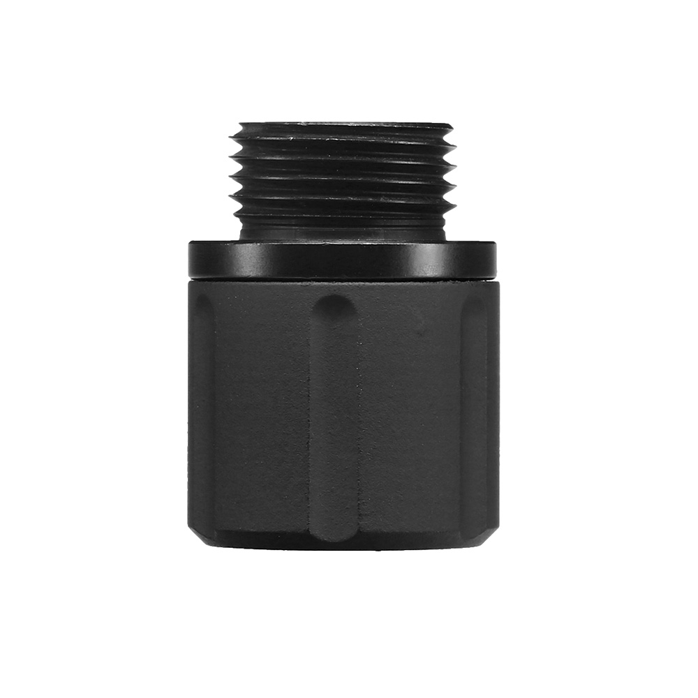 APS Aluminium Schalldmpferadapter f. Pistolen 11mm- auf 14mm- schwarz Bild 4