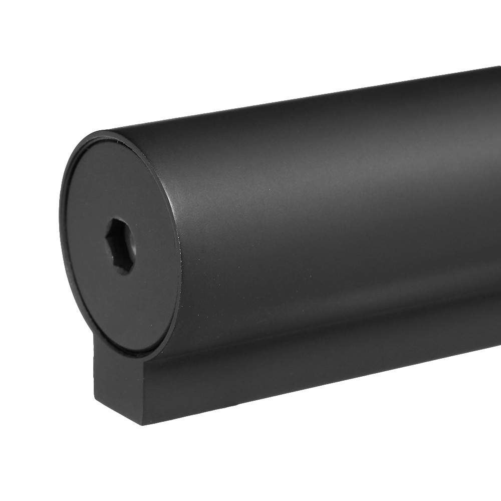 APS Standard AR Stock Tube Schaftsystem komplett f. APS M4 / M16 Gewehre mit CO2BB GBox schwarz Bild 5