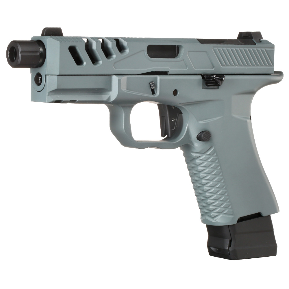 APS / EMG F1 Firearms BSF19 Vollmetall GBB 6mm BB grau