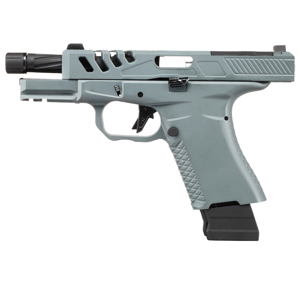 APS / EMG F1 Firearms BSF19 Vollmetall GBB 6mm BB grau Bild 2