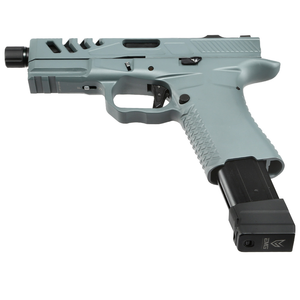 APS / EMG F1 Firearms BSF19 Vollmetall GBB 6mm BB grau Bild 5