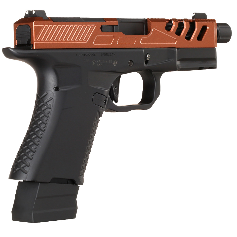 APS / EMG F1 Firearms BSF19 Vollmetall GBB 6mm BB bronze Bild 4