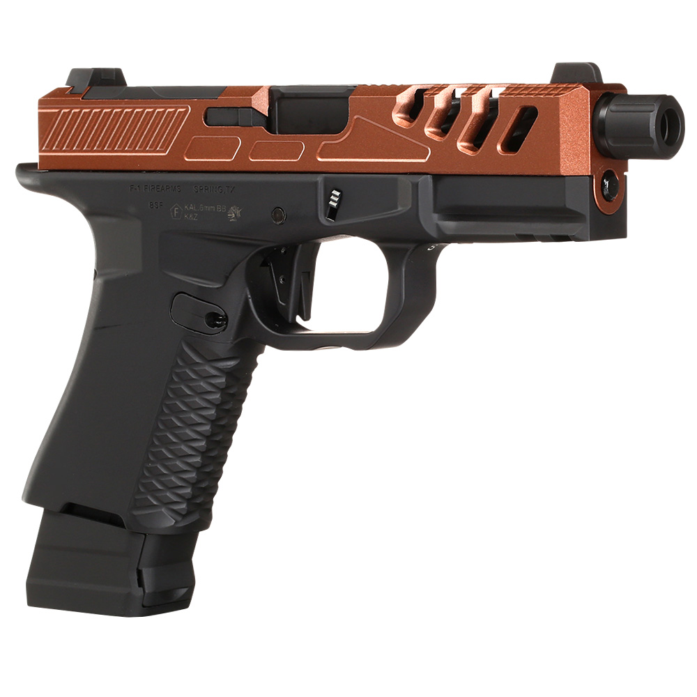 APS / EMG F1 Firearms BSF19 Vollmetall GBB 6mm BB bronze Bild 7