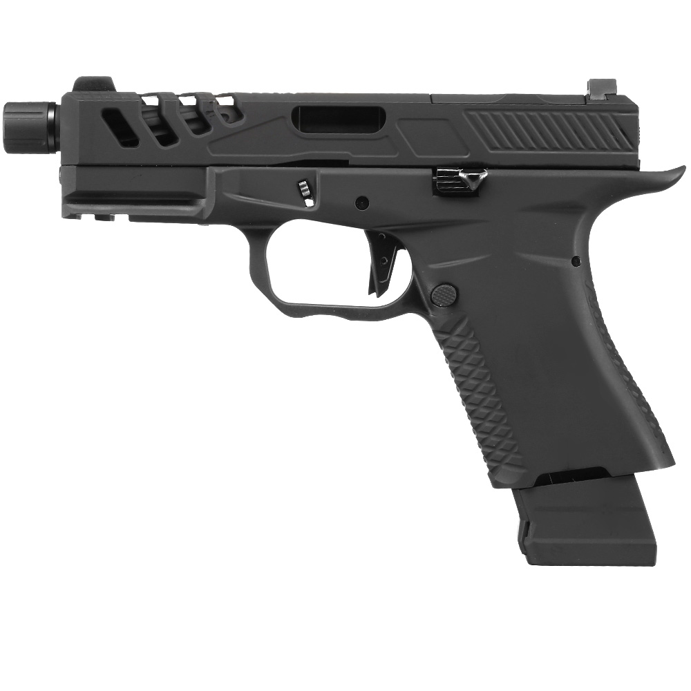 APS / EMG F1 Firearms BSF19 Vollmetall GBB 6mm BB schwarz Bild 1