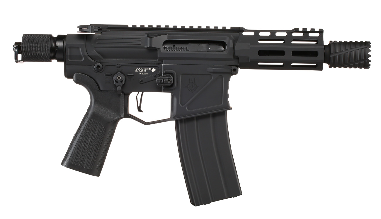 APS M4 X1 Xtreme Pistol Vollmetall GBox CO2BB 6mm BB schwarz Bild 2