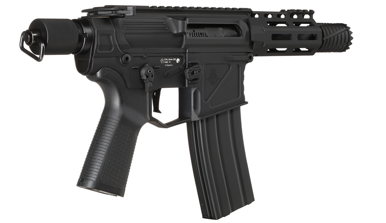 APS M4 X1 Xtreme Pistol Vollmetall GBox CO2BB 6mm BB schwarz Bild 3