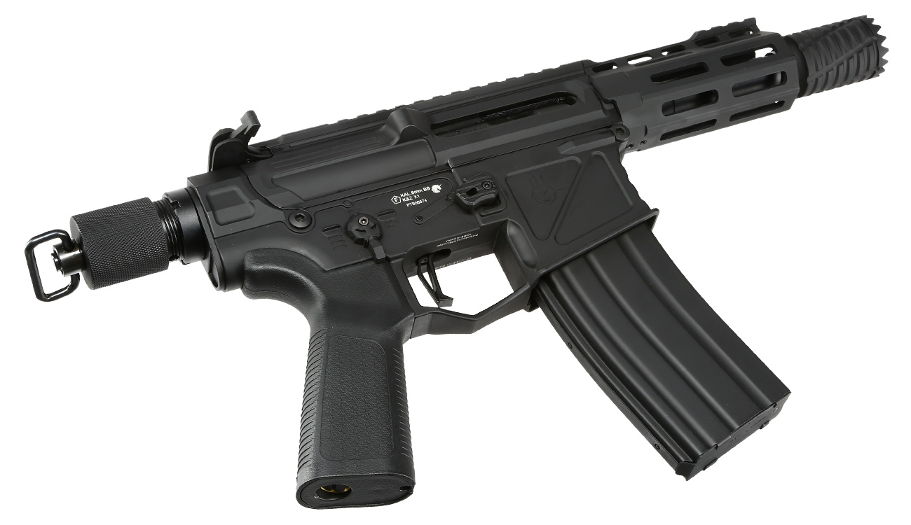 APS M4 X1 Xtreme Pistol Vollmetall GBox CO2BB 6mm BB schwarz Bild 4