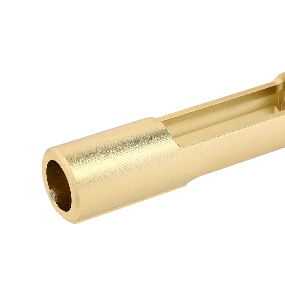 King Arms CNC Aluminium Lightweight Bolt-Carrier ohne Nozzle Set gold f. King Arms 9mm GBB Serie Bild 6