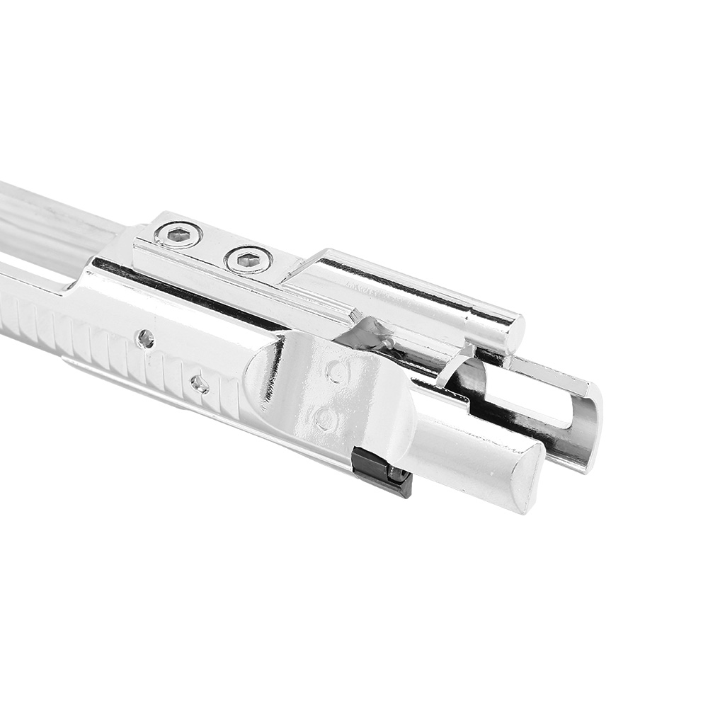 King Arms Zink-Aluminium Bolt-Carrier ohne Nozzle Set chrome f. King Arms 9mm GBB Serie Bild 5