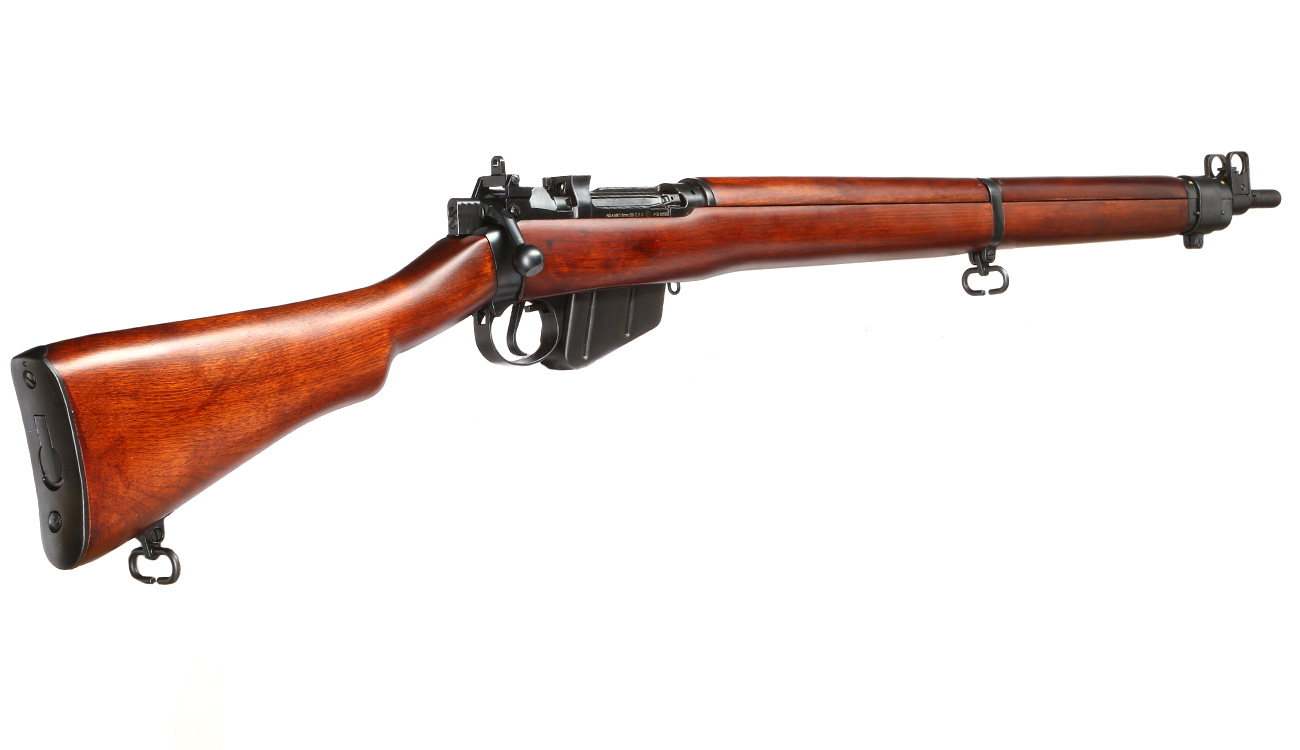 Ares Lee-Enf. SMLE No.4 MK1 Stahl Bolt-Action Gewehr 6mm BB Echtholz + Waffenkiste Bild 3