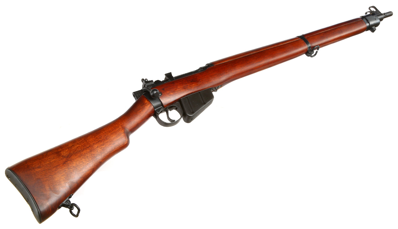 Ares Lee-Enf. SMLE No.4 MK1 Stahl Bolt-Action Gewehr 6mm BB Echtholz + Waffenkiste Bild 4